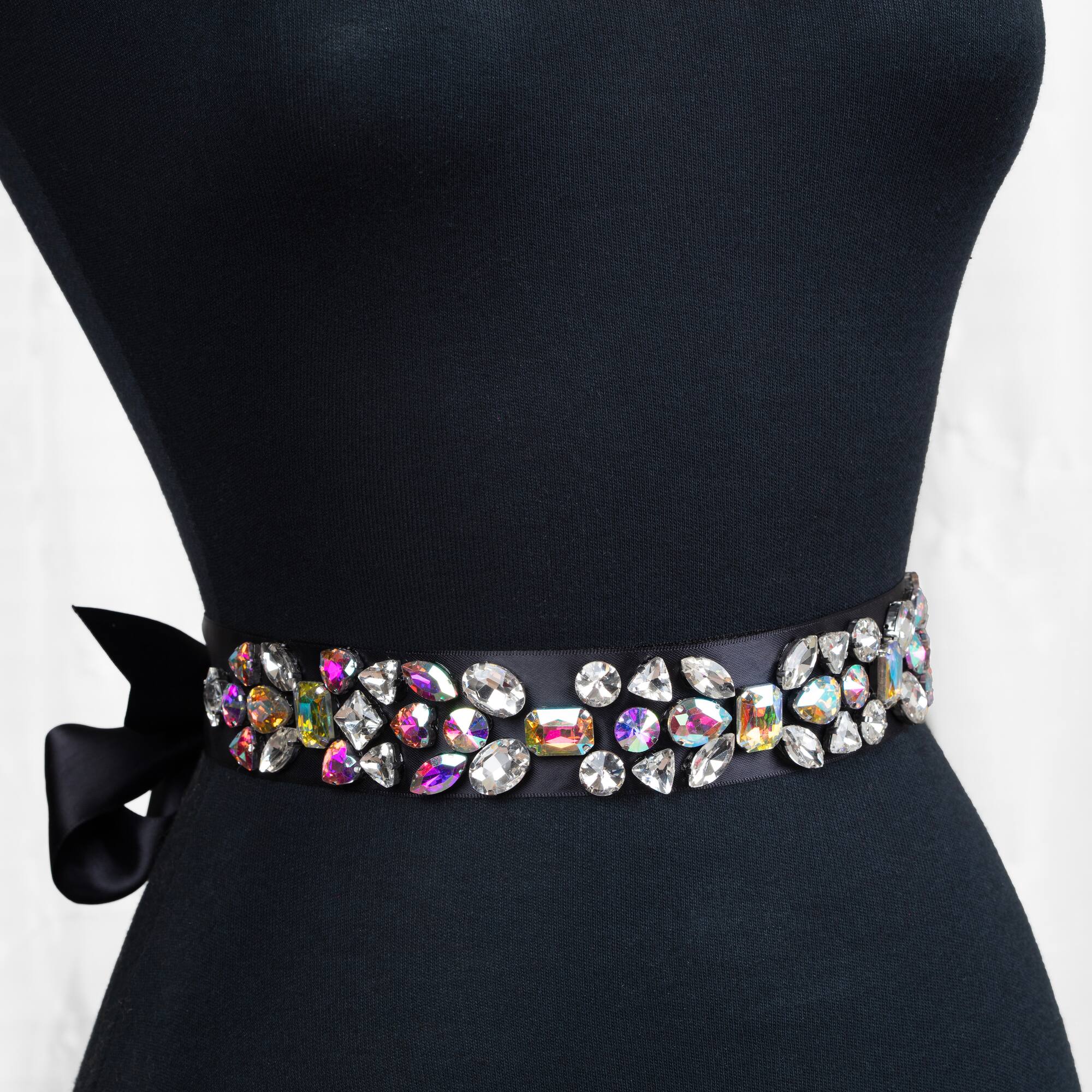 CousinDIY Silver Crystal AB Glass Sew-On Rhinestones, 48ct.
